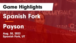 Spanish Fork  vs Payson Game Highlights - Aug. 30, 2022