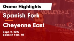 Spanish Fork  vs Cheyenne East  Game Highlights - Sept. 2, 2022