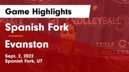Spanish Fork  vs Evanston  Game Highlights - Sept. 2, 2022