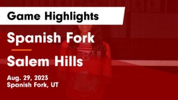Spanish Fork  vs Salem Hills  Game Highlights - Aug. 29, 2023