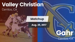 Matchup: Valley Christian vs. Gahr  2017