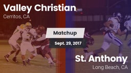 Matchup: Valley Christian vs. St. Anthony  2017
