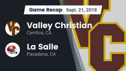 Recap: Valley Christian  vs. La Salle  2018