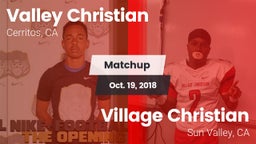 Matchup: Valley Christian vs. Village Christian  2018