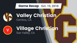 Recap: Valley Christian  vs. Village Christian  2018