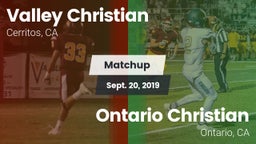 Matchup: Valley Christian vs. Ontario Christian  2019