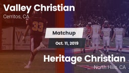 Matchup: Valley Christian vs. Heritage Christian   2019