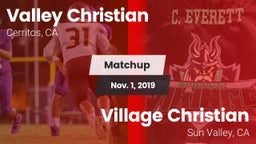 Matchup: Valley Christian vs. Village Christian  2019
