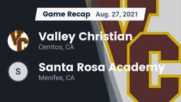 Recap: Valley Christian  vs. Santa Rosa Academy 2021