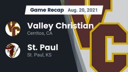 Recap: Valley Christian  vs. St. Paul  2021
