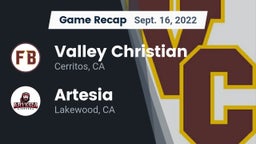 Recap: Valley Christian  vs. Artesia  2022