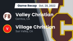 Recap: Valley Christian  vs. Village Christian  2022