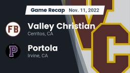 Recap: Valley Christian  vs. Portola  2022
