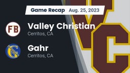 Recap: Valley Christian  vs. Gahr  2023
