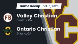 Recap: Valley Christian  vs. Ontario Christian  2023