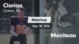 Matchup: Clarion vs. Moniteau 2016