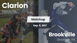Matchup: Clarion vs. Brookville  2017