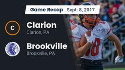 Recap: Clarion  vs. Brookville  2017