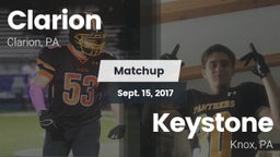 Matchup: Clarion vs. Keystone  2017