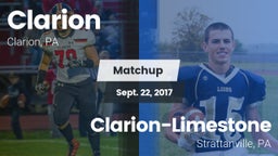 Matchup: Clarion vs. Clarion-Limestone  2017