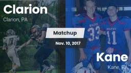 Matchup: Clarion vs. Kane  2017