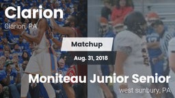 Matchup: Clarion vs. Moniteau Junior Senior  2018