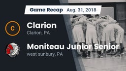 Recap: Clarion  vs. Moniteau Junior Senior  2018