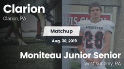 Matchup: Clarion vs. Moniteau Junior Senior  2019