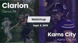 Matchup: Clarion vs. Karns City  2019