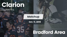Matchup: Clarion vs. Bradford Area 2019