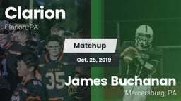 Matchup: Clarion vs. James Buchanan  2019