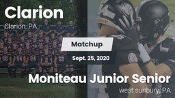Matchup: Clarion vs. Moniteau Junior Senior  2020