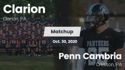 Matchup: Clarion vs. Penn Cambria  2020