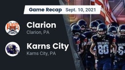 Recap: Clarion  vs. Karns City  2021