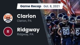 Recap: Clarion  vs. Ridgway  2021