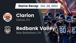 Recap: Clarion  vs. Redbank Valley  2022
