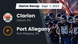 Recap: Clarion  vs. Port Allegany  2023