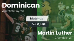 Matchup: Dominican vs. Martin Luther  2017