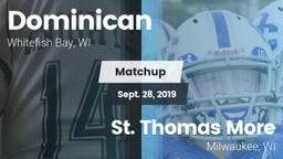 Matchup: Dominican vs. St. Thomas More  2019