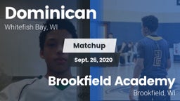 Matchup: Dominican vs. Brookfield Academy  2020