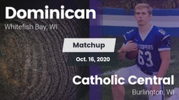 Matchup: Dominican vs. Catholic Central  2020