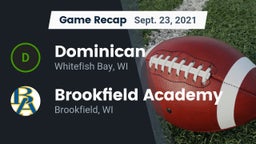 Recap: Dominican  vs. Brookfield Academy  2021