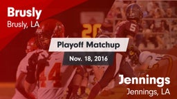 Matchup: Brusly vs. Jennings  2016