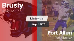Matchup: Brusly vs. Port Allen  2017