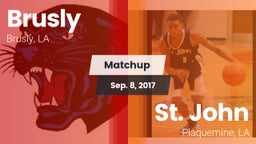 Matchup: Brusly vs. St. John  2017