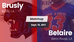 Matchup: Brusly vs. Belaire  2017