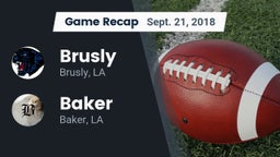 Recap: Brusly  vs. Baker  2018