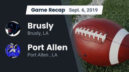 Recap: Brusly  vs. Port Allen  2019