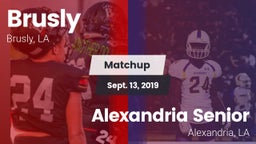 Matchup: Brusly vs. Alexandria Senior  2019
