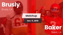 Matchup: Brusly vs. Baker  2019